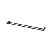 Phoenix 900mm Matte Black Aplo Double Towel Rail