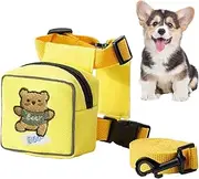 Pet Backpack and Dog Harness with Backpack - Multifunctional Colorful Hiking Harness with , Cute Cartoon Design for Cats Puppies and Small Dogs | Ac