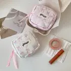Data Cables Organizer Sanitary Pads Bag Bowknot Napkin Pouch Storage Bag