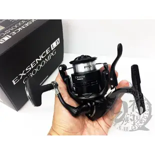 ◎百有釣具◎SHIMANO 頂級款 EXSENCE LB C3000MPG(03636) 路亞軟絲手煞車捲線器 漆黑塗裝