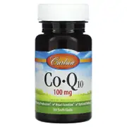 Carlson, Co-Q10, 100 mg, 30 Soft Gels