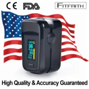 Finger Pulse Oximeter Blood Oxygen SpO2 Monitor PR PI Respiratory Rate FDA & CE