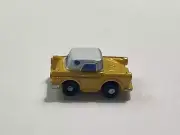 Micro Machines Micro Mini '56 Ford Thunderbird HTF White Top Yellow Ford Mint