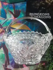 Hofbauer Crystal Byrds Collection Glass Basket