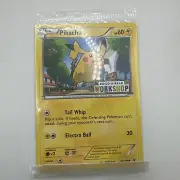 New in Package Build a Bear Pokemon Card Pikachu Promo Trading Card