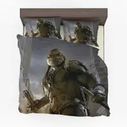 v3033 Bed Sheets Teenage Mutant Ninja Turtles Michelangelo Duvet Cover Set Comforter Cover Bed Sheets IU3033