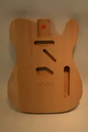 Unfinished T Style Electric Guitar Body Solid Alder Made in USA
