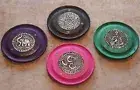 Wooden Round Incense Stick Burner Holder Ash Catcher Star Pentagram Coloured