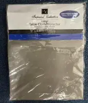 Imperial Collection Vinyl Tablecloth, Color Grey, 60" x 102" Oblong