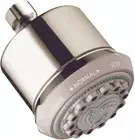 Clubmaster 4-Inch Easy Clean Easy Install Showerhead Modern 3-Spray Full, Pulsat