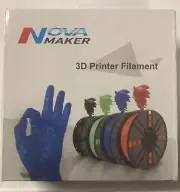 NovaMaker PLA 3D Printer Filament, White PLA Filament 1.75m