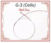 New Paititi G Ball End Cello String 4/4 Size Cello Premium Quality Steel Core