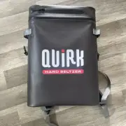 NEW Quirk Hard Seltzer Soft Sided Cooler Backpack Waterproof Insulated Rare