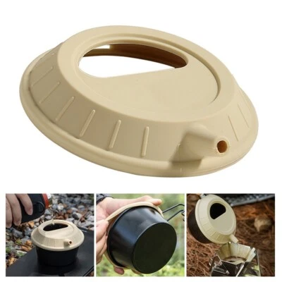 Bowl Silicone Lid with Semi Circular Top Opening Easy to Use Every Day