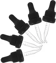 Beaupretty Essential Oil Dropper Caps 15ml Graduated Dropper Bottle Tips for Makeup Plastic Pipette for Perfume Roller Bottles
