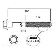 Permaseal Cylinder Head Bolt Set - HBS147