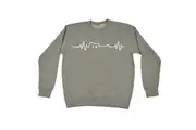Acustic Guitar Pulse Music - Funny Novelty Sweatshirt