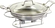Scanpan Impact Chafing Set, 28 Cm Silver