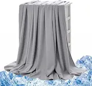 [Generic] Bamboo Fiber Cooling Blanket | Summer Bed Quilt,Light and Thin Cooling Comforter for Bamboo Fiber Skin-Friendly Breathable