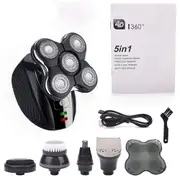 Electric Shaver USB Rechargeable IPX6 Ergonomic Design For Men Women Bald Head Polish Hair Clipper Trimmer