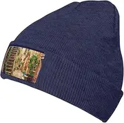 Italy Tuscan Womens Mens Winter Knitted Beanie Hat,Thick, Soft & Warm Chunky Beanie Hats,for Cold Weather