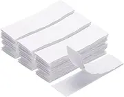 sourcing map 36set Hook and Loop Strips with Adhesive 1.2"x4" Double Sided Hook and Loop Tape Nylon Self Sticky Fastener for Home Office Car, White
