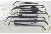 STANDARD Pool Snooker Billiard Table Brass Empire Rail And Net Pockets Set of 6