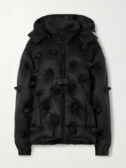 [Moncler Genius] Moncler Genius - + 1 Jw Anderson Hatfield Hooded Spiked Quilted Shell Down Jacket - Black - 1 1 Black
