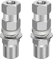 2 Pack Universal Heavy Duty CB Antenna SO-239 Stud Mount, Standard 3/8 x 24 Threaded CB Antenna Stud Mount Adapter
