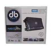DB Drive Neo M4 Amplifier 400 Watt 4 Channel Class D Full Range Audio Marine Amp