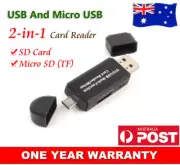 Multi-function OTG /USB SD/TF Card Reader/Writer SDXC Micro USB Card Reader AU