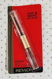 Revlon LINE & SHINE Lipcolor Lip Gloss + Liner Pencil Combo ~ BURGUNDY MATTE ~!!