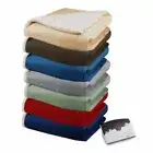 Pure Warmth Soft Velour Sherpa Electric Heated Warming Blanket Digital