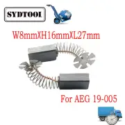 Carbon Brushes For AEG 19-005 4931216147 WS200 WSC2300S WSCD2300S Angle Grinder