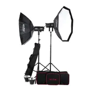 Godox SL100D LED Daylight - 2 Head Octa Softbox Kit