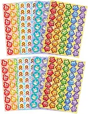 GETAJGHSD 8 Sheets Reflective Reward Stickers for Self Adhesive Incentive Stickers for Classroom Decoration for Boys for Teachers and Parents