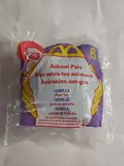 McDonalds 1997 Animal Pals Happy Meal Toy Plush - Gorilla #6