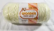 Cobra 6mm 100 Yards Yellow Twisted Macrame Cord 100% Poly-Olefin Vintage