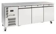 Williams Opal Hydrocarbon - Three Door Stainless Steel Self Contained Under Counter Freezer