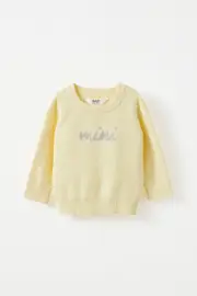 [Cotton On Kids] Cotton On Kids - Organic Raglan Knit Sweater - Lemon squash/mini NEWBRN LEMON SQUASH/MINI