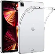iXTRA Clear Case for iPad Pro 11 Inch 4th 3rd 2nd Gen 2022/2021/2020 Slim Light Transparent TPU Protective Shell Case with 4 Air Cushion, Yellowing Resistant, Support Pencil 2nd Gen Charging