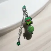 usb c dust plug And Beaded Charms Kermit The Frog