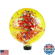 VOREEN Glass Gazing Ball Outdoor Gazing Globe Reflective Ball Yard Decoration