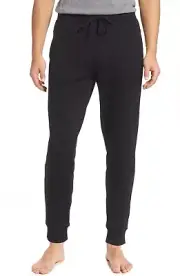 UGG L129318 Mens Black Hank Sleep Bottoms Lounge Pants Size XXL