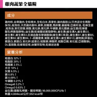 【go】貓飼料 3磅 貓咪飼料 貓糧 貓 主食 皮毛 雞肉 蔬果 加拿大 (10折)