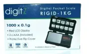 Digit RIGID - 1 KG Digital Pocket Scale 1000 x 0.1 g - BLACK COLOR