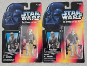 STAR WARS POWER OF THE FORCE SET OF TWO HAN SOLO IN HOTH GEAR VARIATIONS