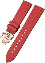 [GUMMMY] FKM WatchBand 19mm 20mm 21mm 22mm For Vacheron Constantin Colorful Soft Fluorine Rubber Watch Strap Butterfly Clasp