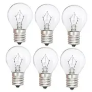 Lava Lamp Bulb 6 Pack 25W S11 E17 Base Lava Lamp Light Bulb,Replacement Silver