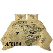 Africa Features The African Continent Coverlet